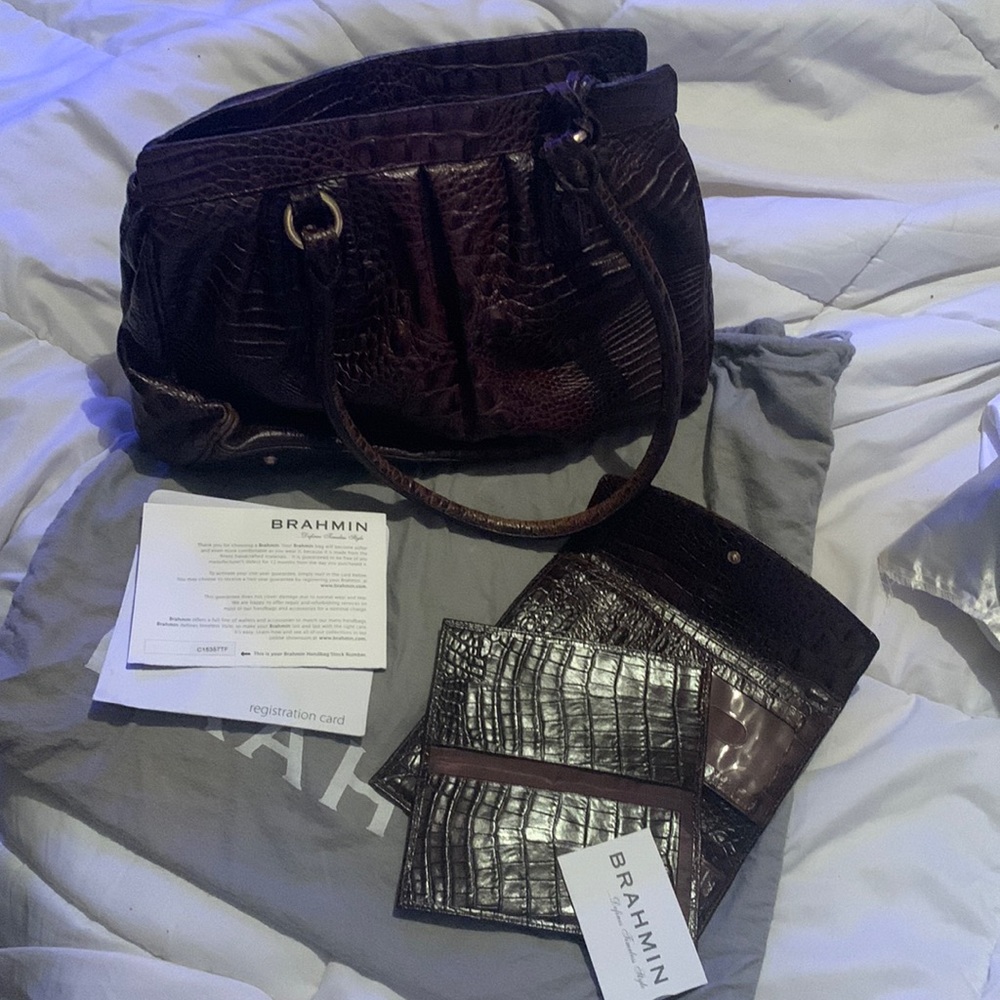 Brahmin purse and wallet